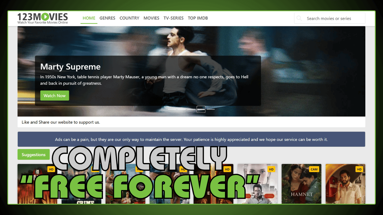 Completely Free Forever