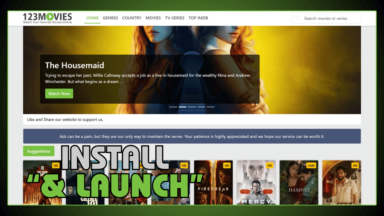 Install and Launch